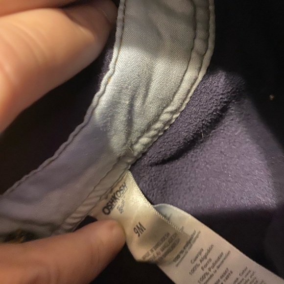 Fleece Lined Oshkosh B’Gosh Denim Overalls - Picture 5 of 8